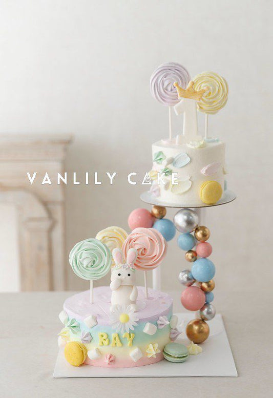 anlily-Cake-BB與大人共享雙層蛋糕-一歲生日蛋糕-無糖無麩質-3D立體造型蛋糕-屯門蛋糕店