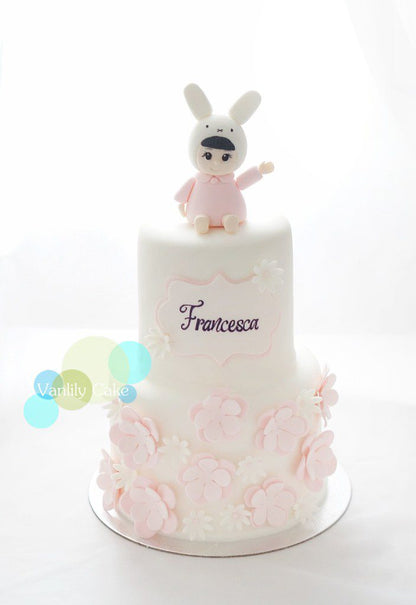 花樣兔兔糖皮蛋糕