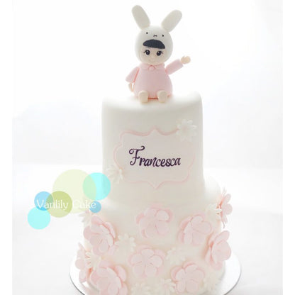 花樣兔兔糖皮蛋糕