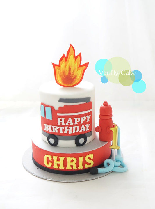消防車蛋糕
