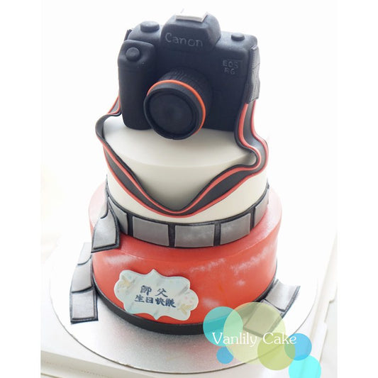 相機糖皮蛋糕
