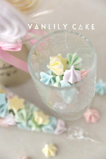VANLILY CAKE 蛋白脆脆糖：低溫烘焙繽紛蛋白餅，散水餅及派對甜點推薦