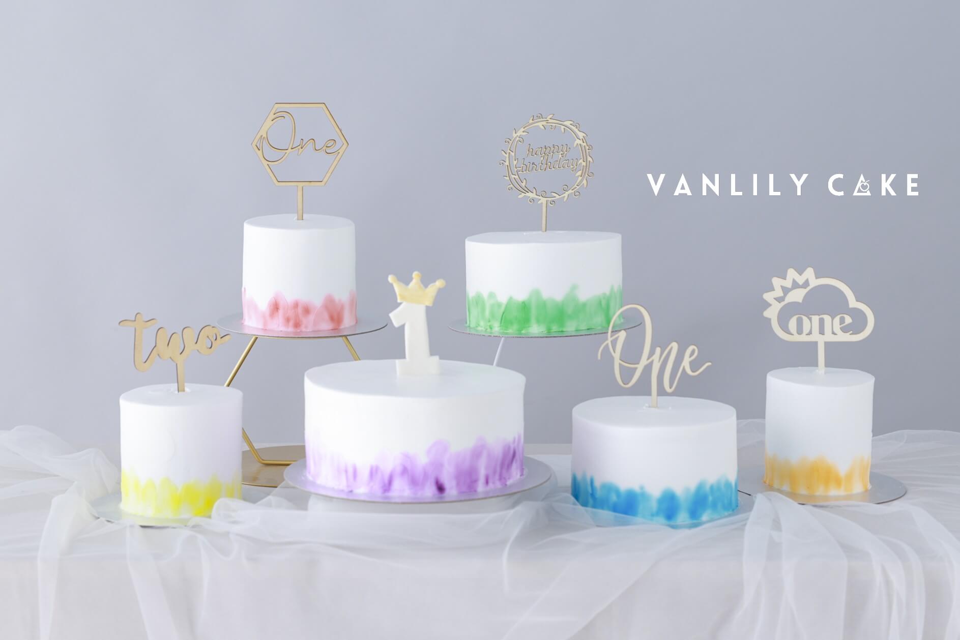 Royal-Cake-Smash-一歲生日蛋糕-無糖無麩質-米製粉蛋糕-Vanlily-Cake