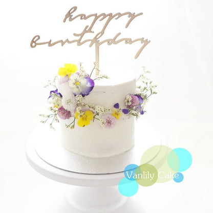 Spring Floral Crown Cream Cake忌廉蛋糕