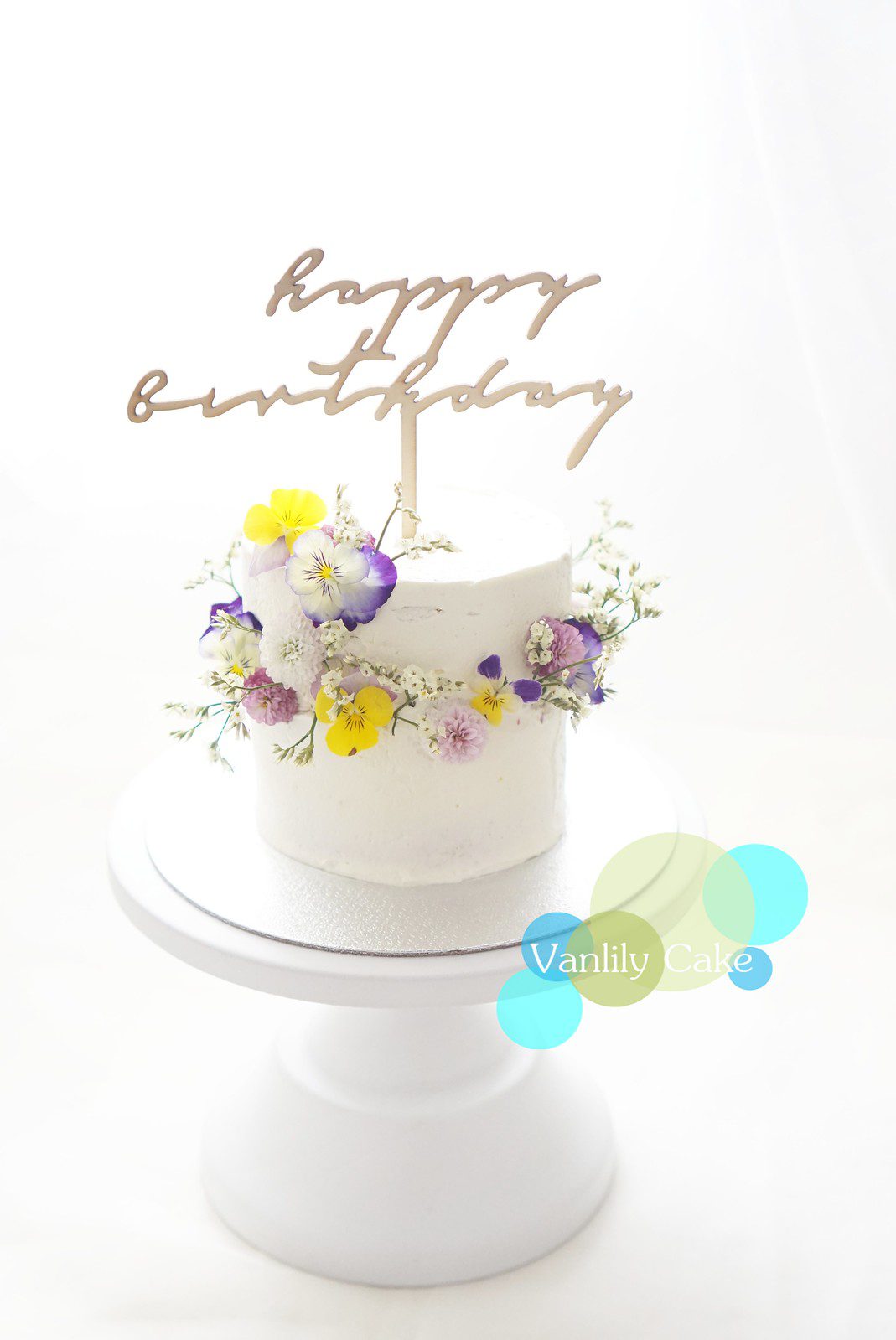 Spring Floral Crown Cream Cake忌廉蛋糕