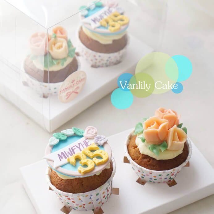 盛放之恩 Blooming Thanks Cupcake