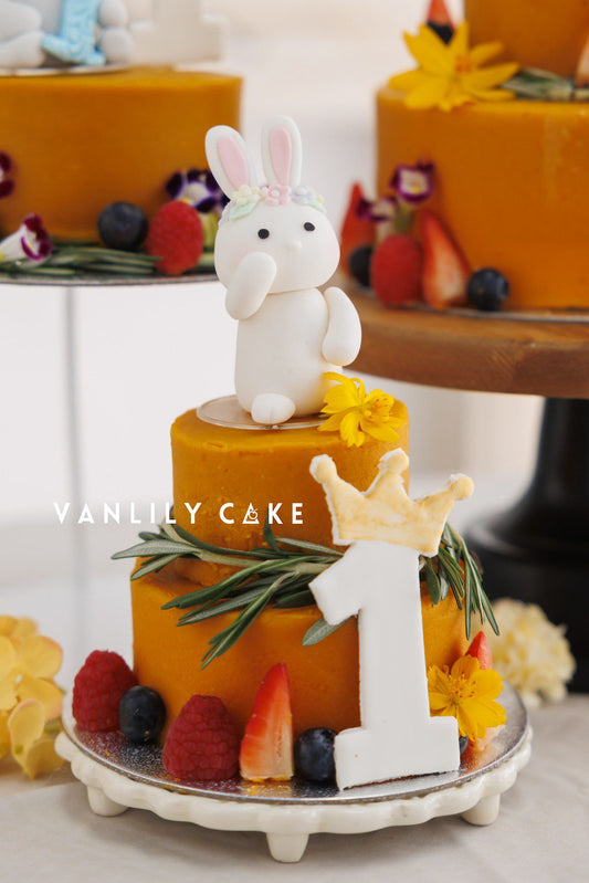 純素蕃薯南瓜蛋糕(配公仔)