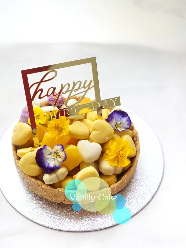 無糖純素心心粒Mousse撻 Sugar-free vegan fruit Tart