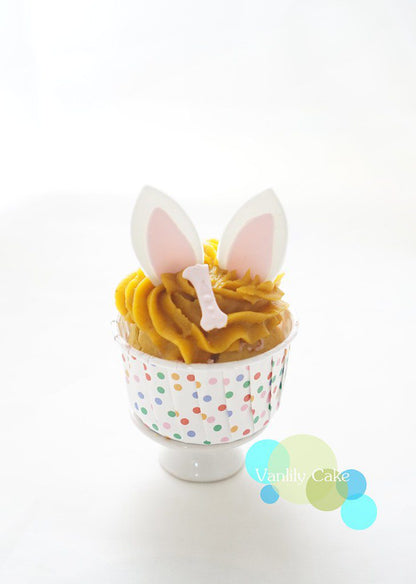 Bunny Vegan Sweet Potato Pumpkin Cupcakes