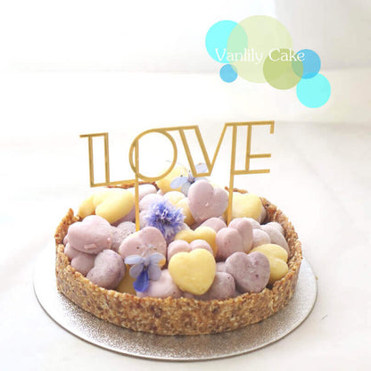 無糖純素心心粒Mousse撻 Sugar-free vegan fruit Tart