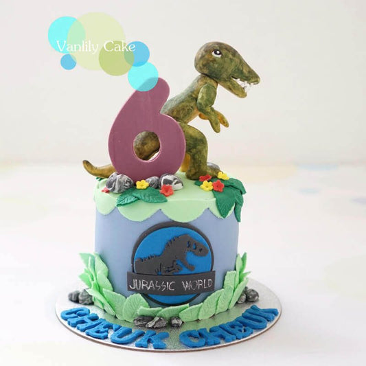 恐龍世界糖皮蛋糕