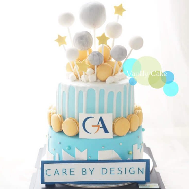 3D Balloon Fondant Cake