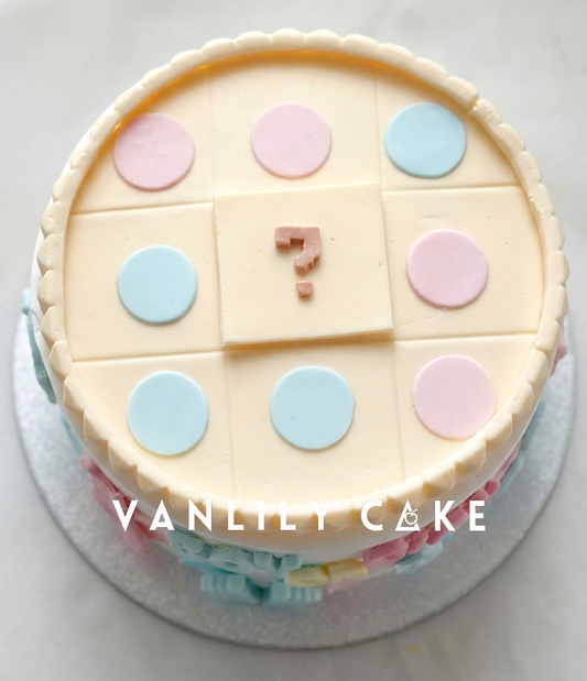 He or She Gender Reveal Creamy Rice Cake