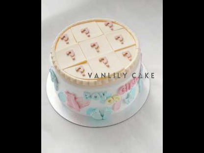 He or She Gender Reveal Creamy Rice Cake