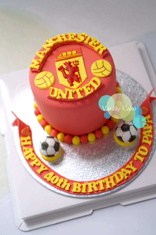 足球會糖皮蛋糕 Football club Fondant Cake