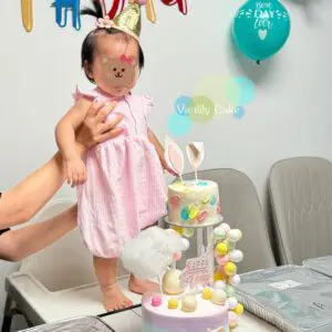 Family Double up Cake Tower - 彩虹忌廉米蛋糕 - Image 9