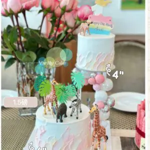 森林系忌廉蛋糕 Double up Cake Tower - Image 11