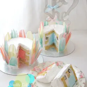 He or She Gender Reveal Cake 性別揭曉忌廉米蛋糕 - Image 8