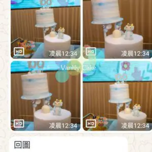 生日/ 百日宴忌廉蛋糕 Double-up Cake Tower - Image 15