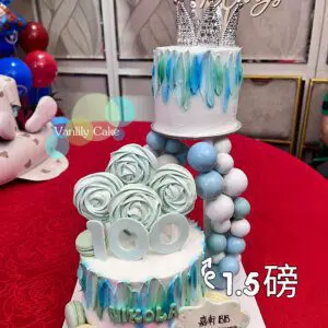 Family Lollipop Cake Double-up cake tower 波板糖忌廉蛋糕 - Image 3