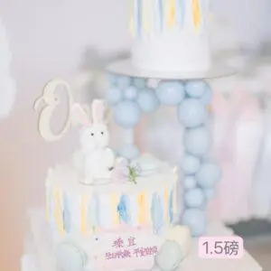 生日/ 百日宴忌廉蛋糕 Double-up Cake Tower - Image 19