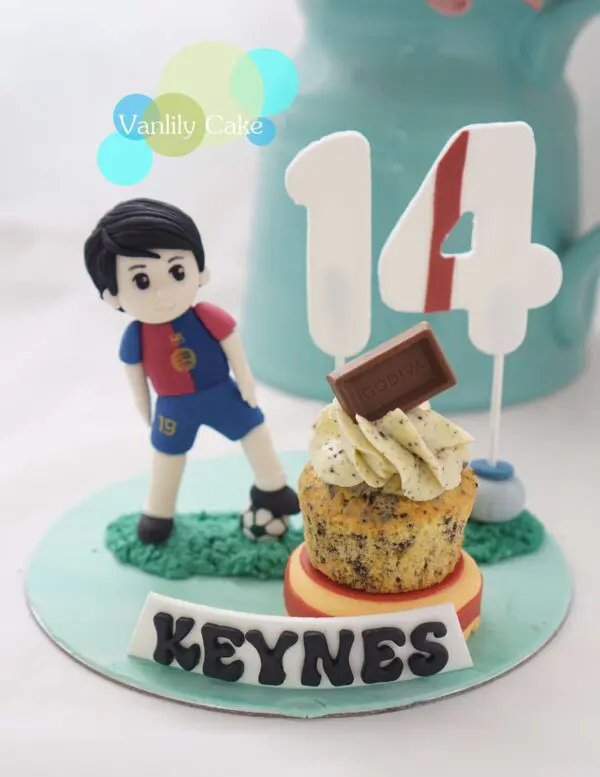 足球明星蛋糕 Cupcake of Football