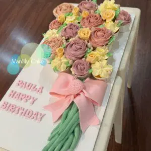 Cupcake Flower Bouquet Cake - Image 2