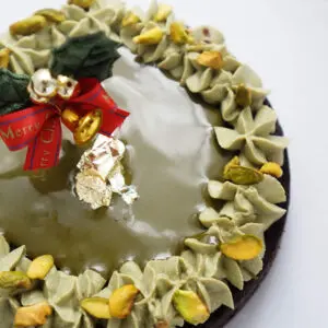 純素開心果布朗尼