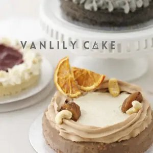 純素栗子米蛋糕