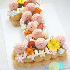 無糖1字 BB Number Cake - Image 2