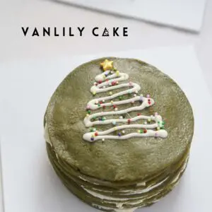 聖誕純素千層蛋糕 Xmas Vegan Mille Crêpes Cake