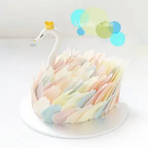天鵝海鹽焦糖伯爵茶忌廉米蛋糕 Swan Earl Gray Rice Cake - Image 3