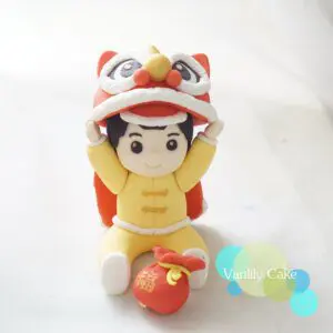 醒獅嬰兒造型蛋糕 - Image 4