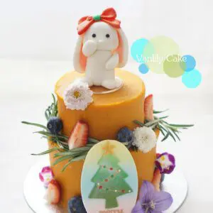 純素蕃薯南瓜蛋糕(配公仔)