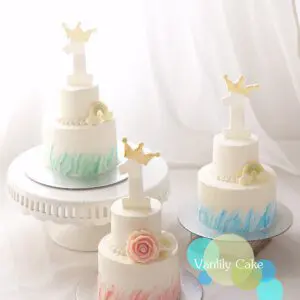 無糖小公主與小皇子米蛋糕 Little Princess and Little Prince Rice Cake - Image 3