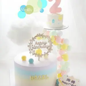 Family Double up Cake Tower - 彩虹忌廉米蛋糕 - Image 5