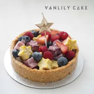 無糖純素心心粒Mousse撻 Sugar-free vegan fruit Tart