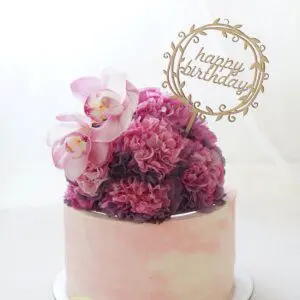Dreamy Flower Cream Cake 忌廉蛋糕 - Image 2