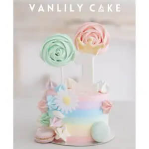 波板糖忌廉蛋糕 Lollipop Cake