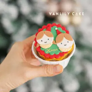 Xmas Boys and Girls Cupcake