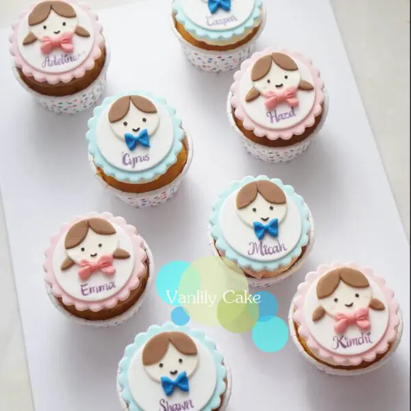 純素 Boys & Girls 糖片cupcake
