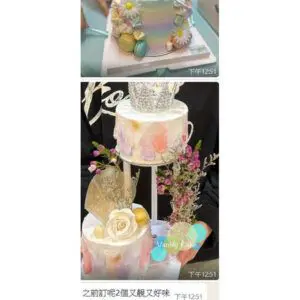 宴會訂製Double Up Cake Tower - Image 9